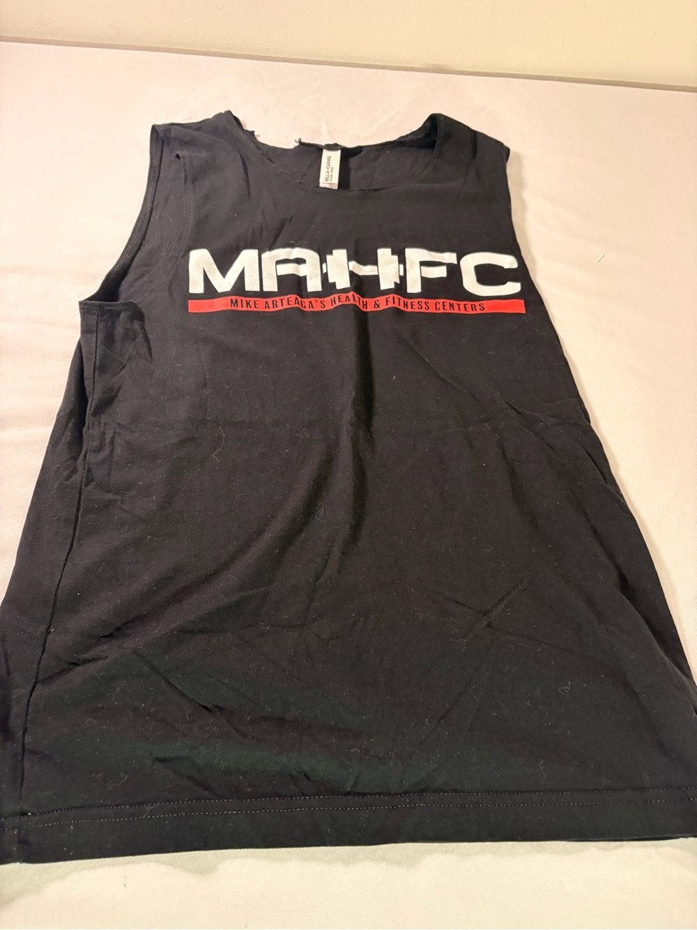 Black Sleeveless Fitness Tank